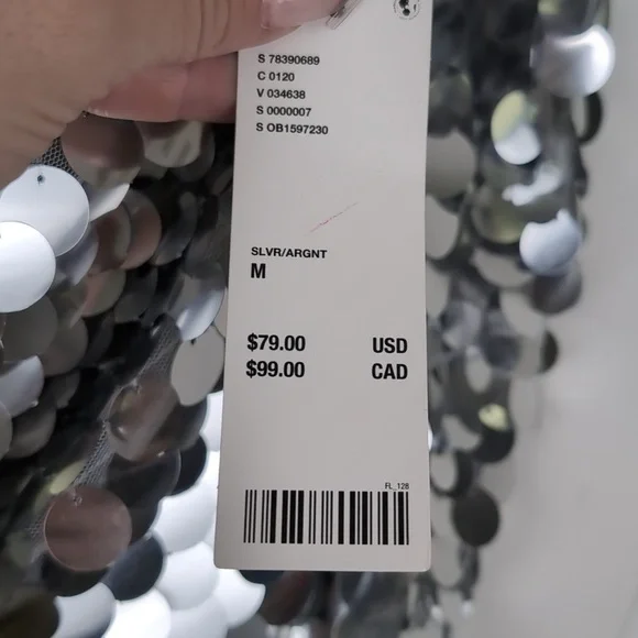 urban outfitters sequin Festival Mini skirt NWT medium - Picture 7 of 10